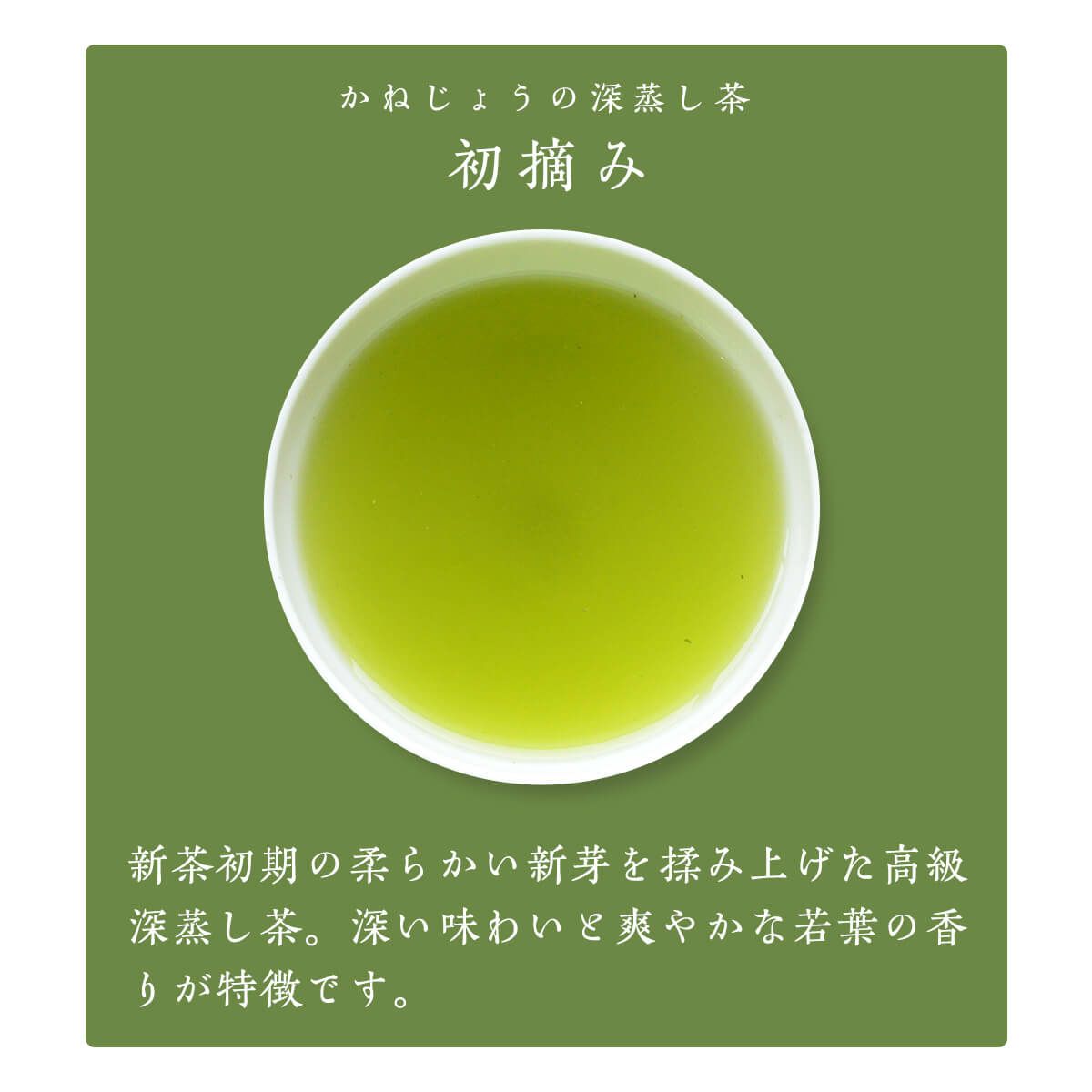 かねじょう 茶の庭 静岡・掛川茶 初摘み