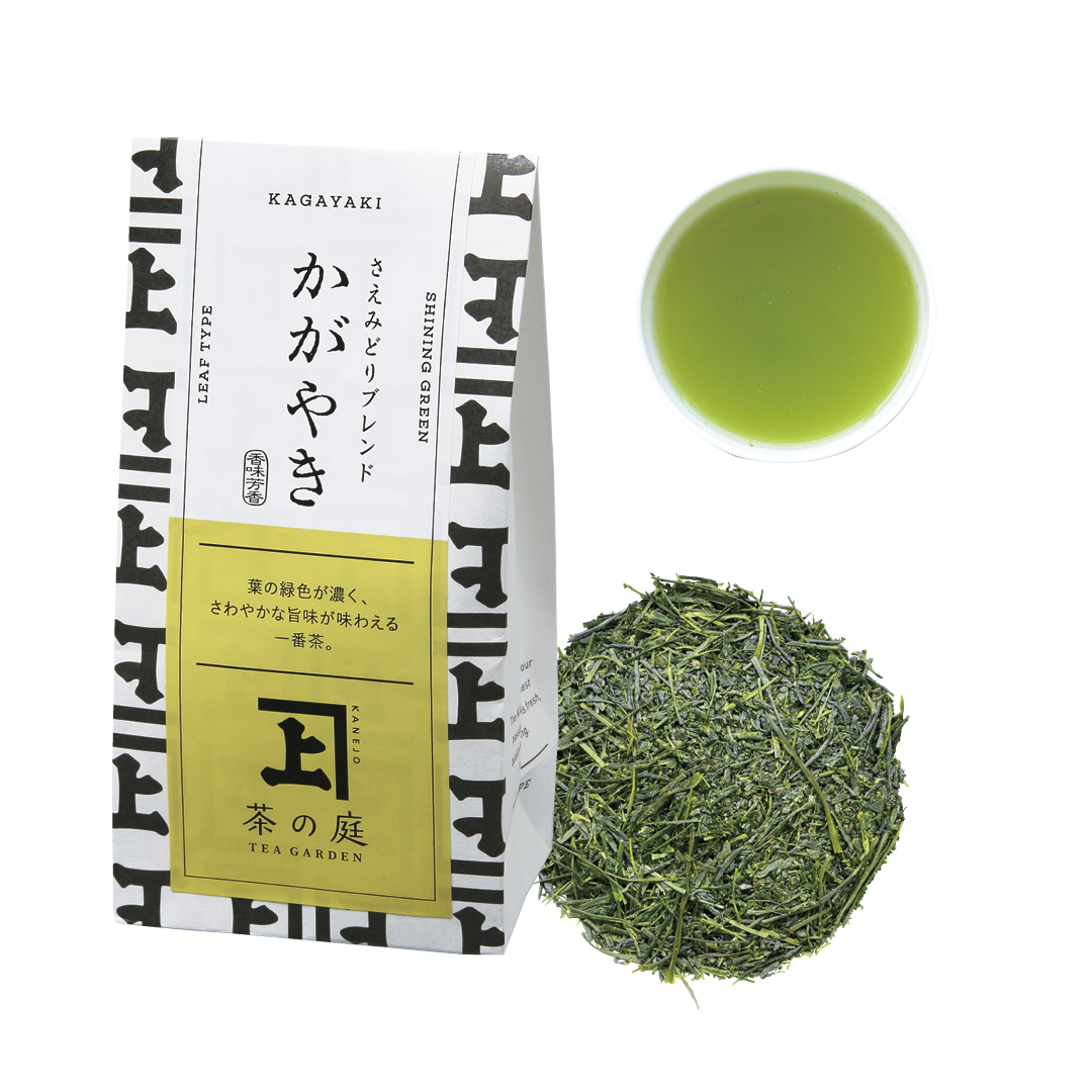 かねじょう 茶の庭 さえみどり かがやき 40g