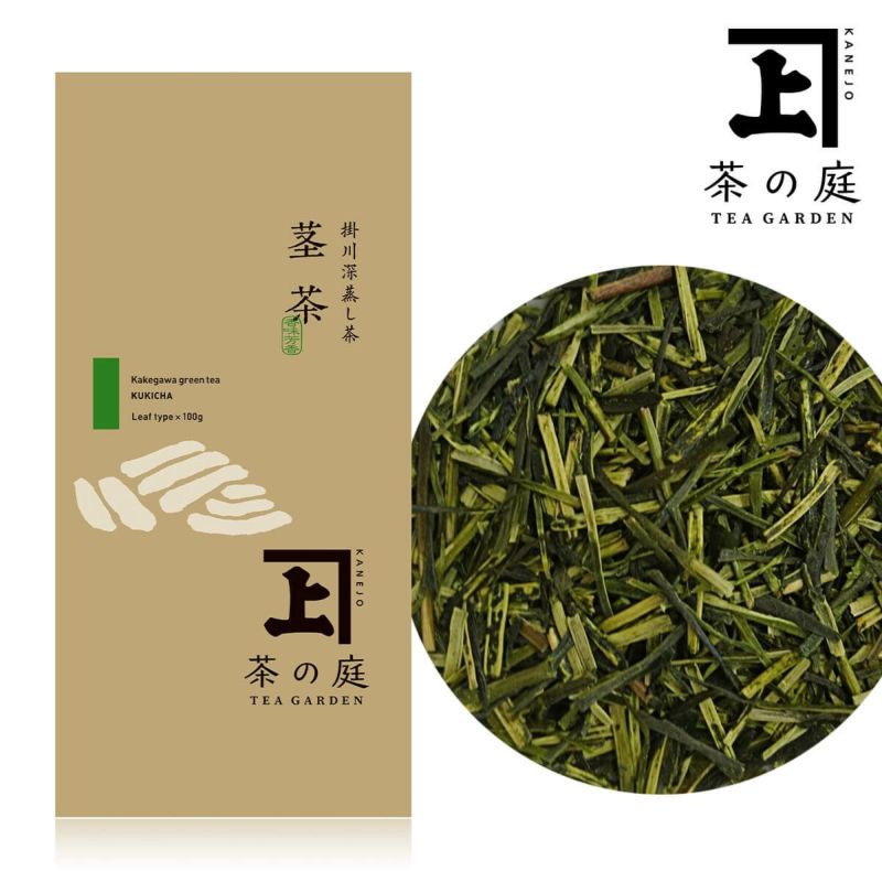 かねじょう 茶の庭 静岡・掛川茶 茎茶 100g