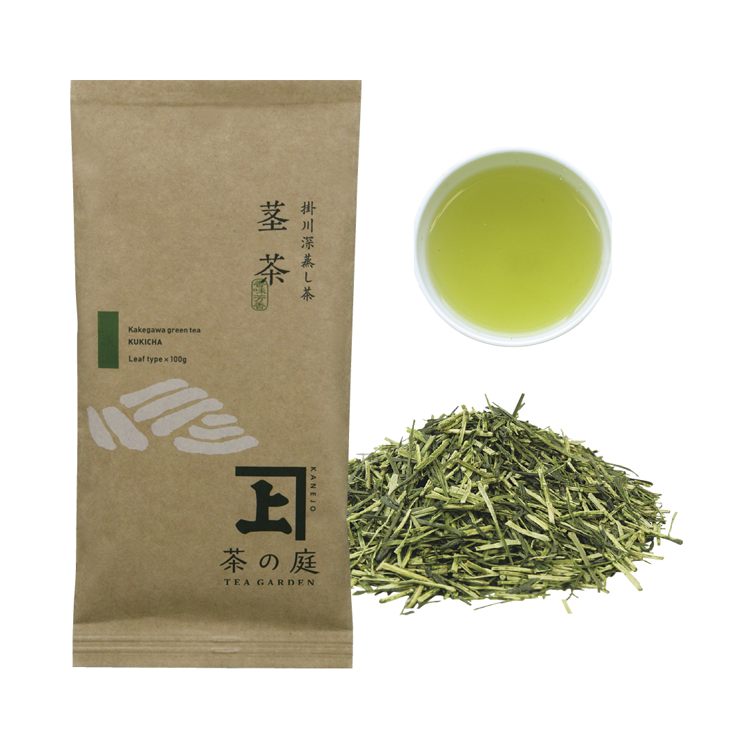 かねじょう 茶の庭 静岡・掛川茶 茎茶 100g