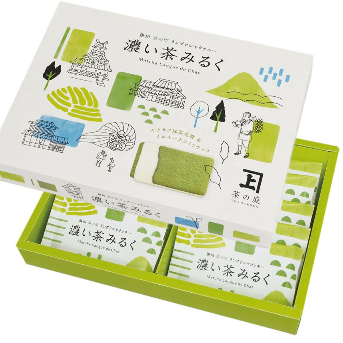 ラングドシャクッキー 濃い茶みるく 10枚入 | 茶の庭オンラインショップ