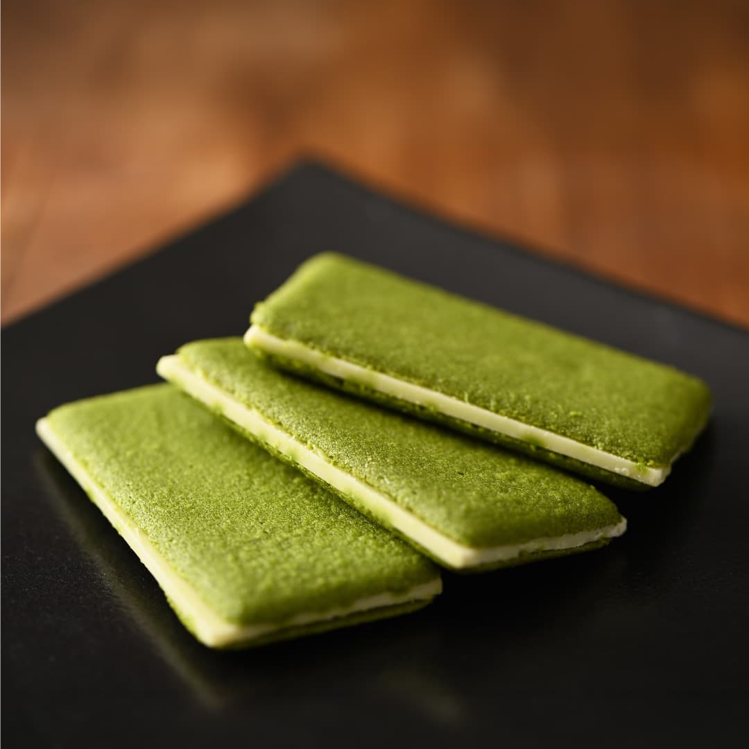 【10枚入り】お茶屋のつくった濃い味のラングドシャ 濃い茶みるく （賞味期限45日）