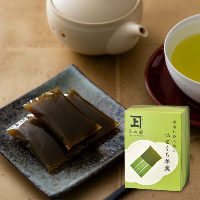静岡掛川産茶葉を使用 ひとくち羊羹 1箱7枚入り
