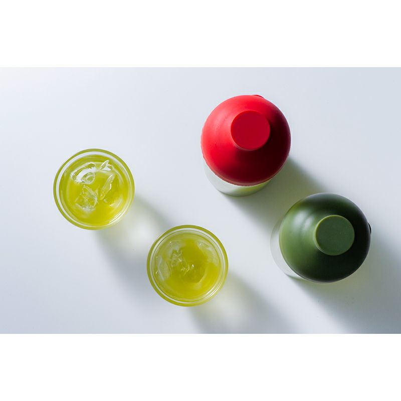 かねじょう　茶の庭　フィルターインボトル　750ml　Lサイズ　レッド