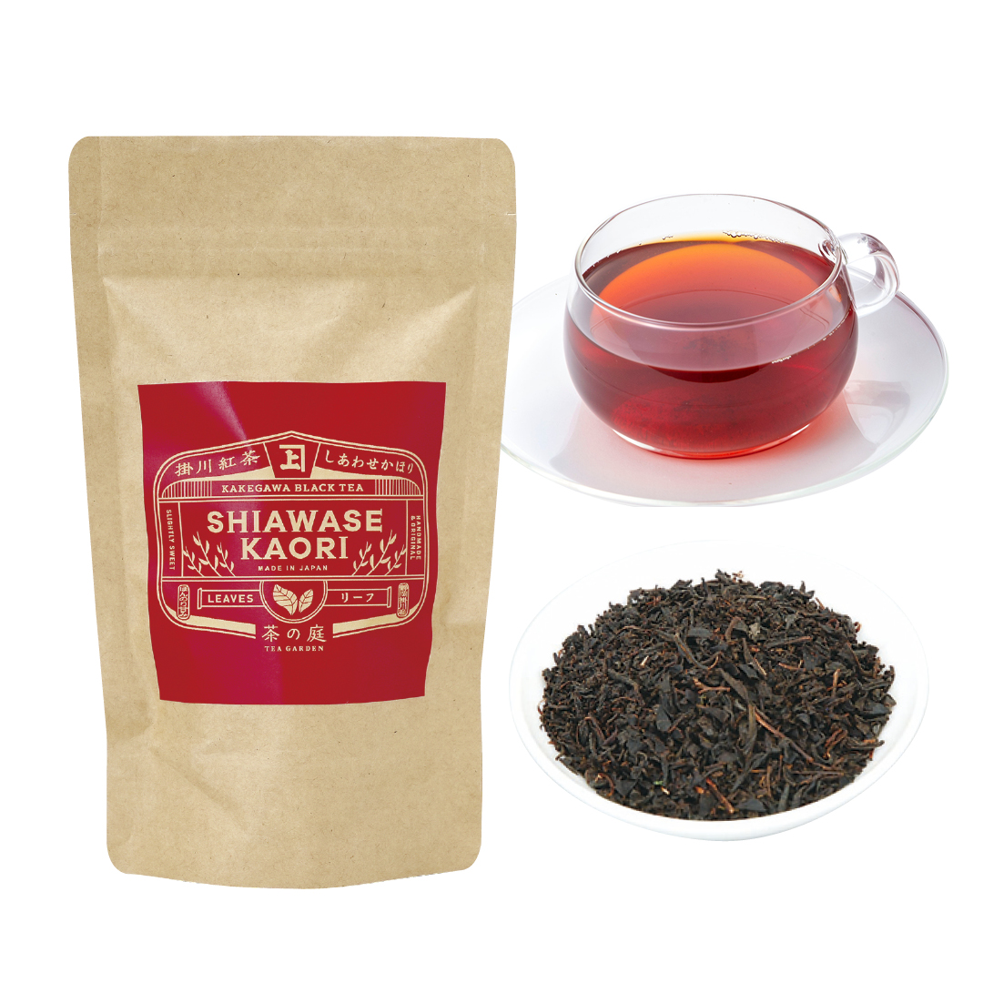 かねじょう 茶の庭 掛川紅茶 しかわせかほり リーフ 80g入り