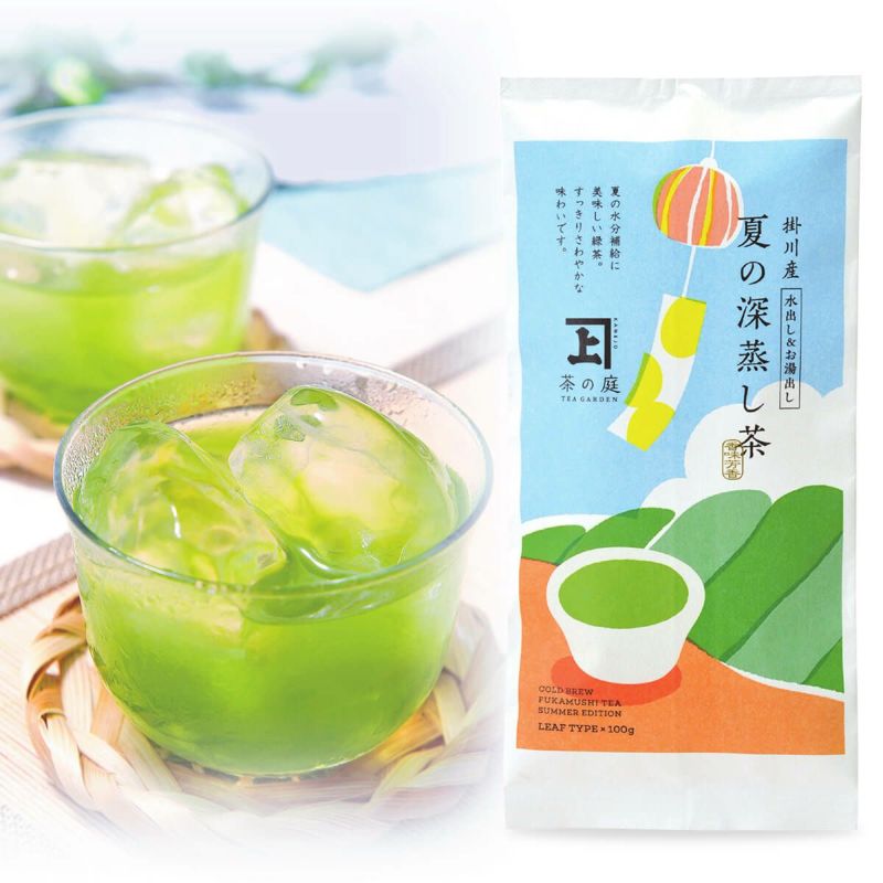 かねじょう 茶の庭 夏の深蒸し茶 100g袋入り 静岡掛川茶