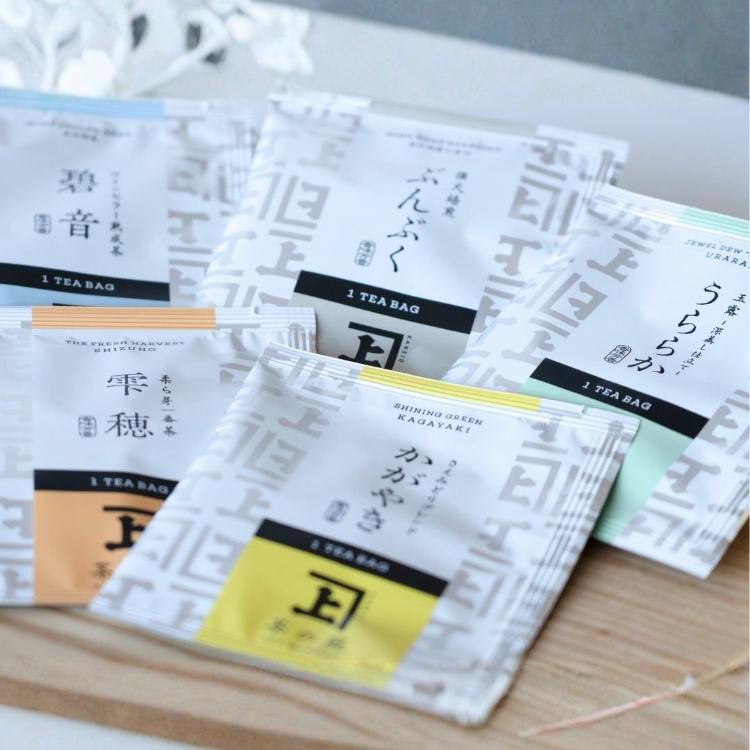 茶の庭 かねじょう 一煎茶ティーバッグ 深蒸し茶5種 飲み比べセット