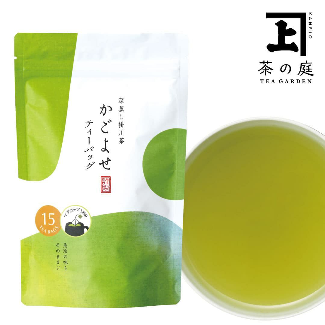かねじょう 茶の庭 かごよせティーバッグ 15個入り
