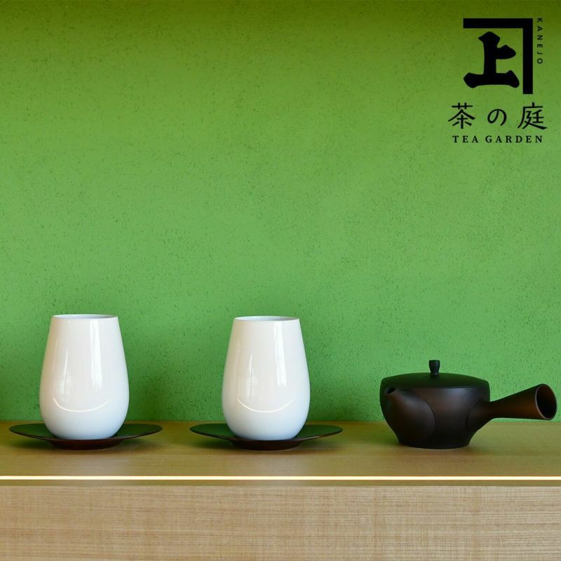 茶の庭 オリジナル茶器セット 急須1個＋湯呑み2個＋茶托（コースター）2個セット | 茶の庭オンラインショップ