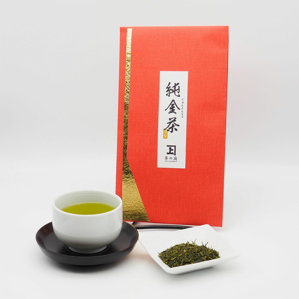 【静岡・掛川茶】 純金茶50g （袱紗入り）