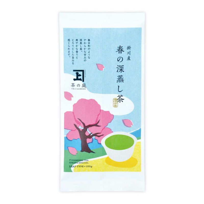 【静岡・掛川茶】 春の深蒸し茶 100g | 茶の庭オンラインショップ