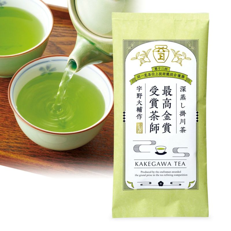 【静岡・掛川茶】 最高金賞受賞茶師 80g | 茶の庭オンラインショップ