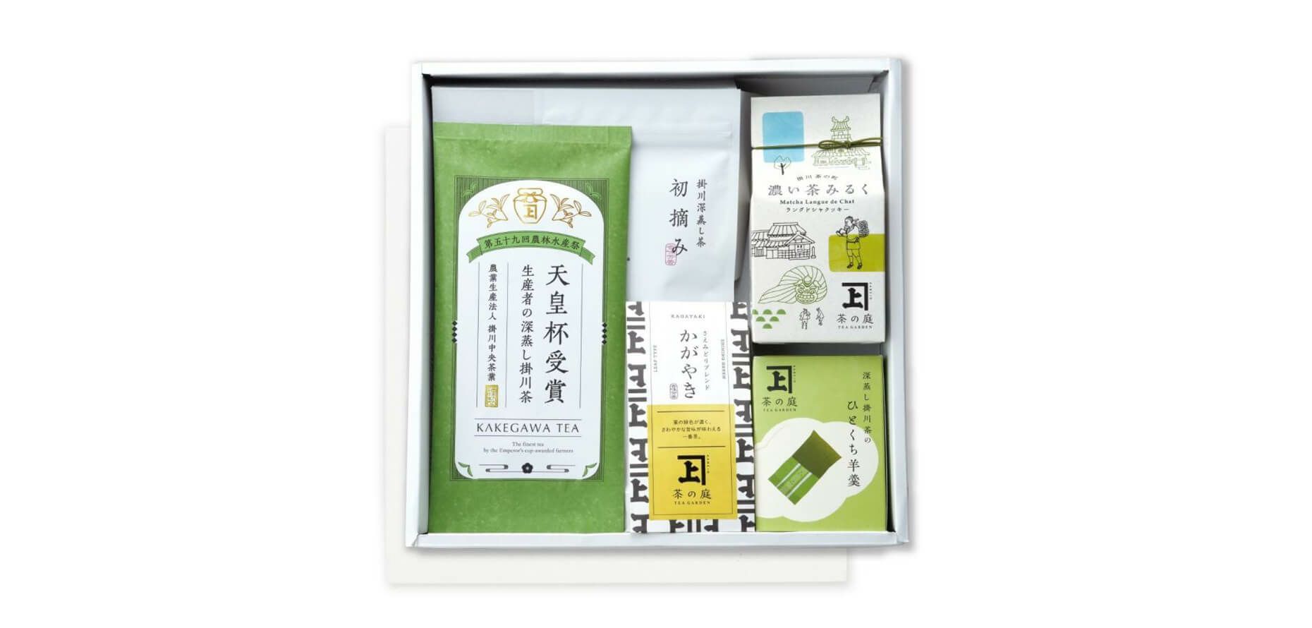 【B】受賞記念茶とお菓子の詰合せ