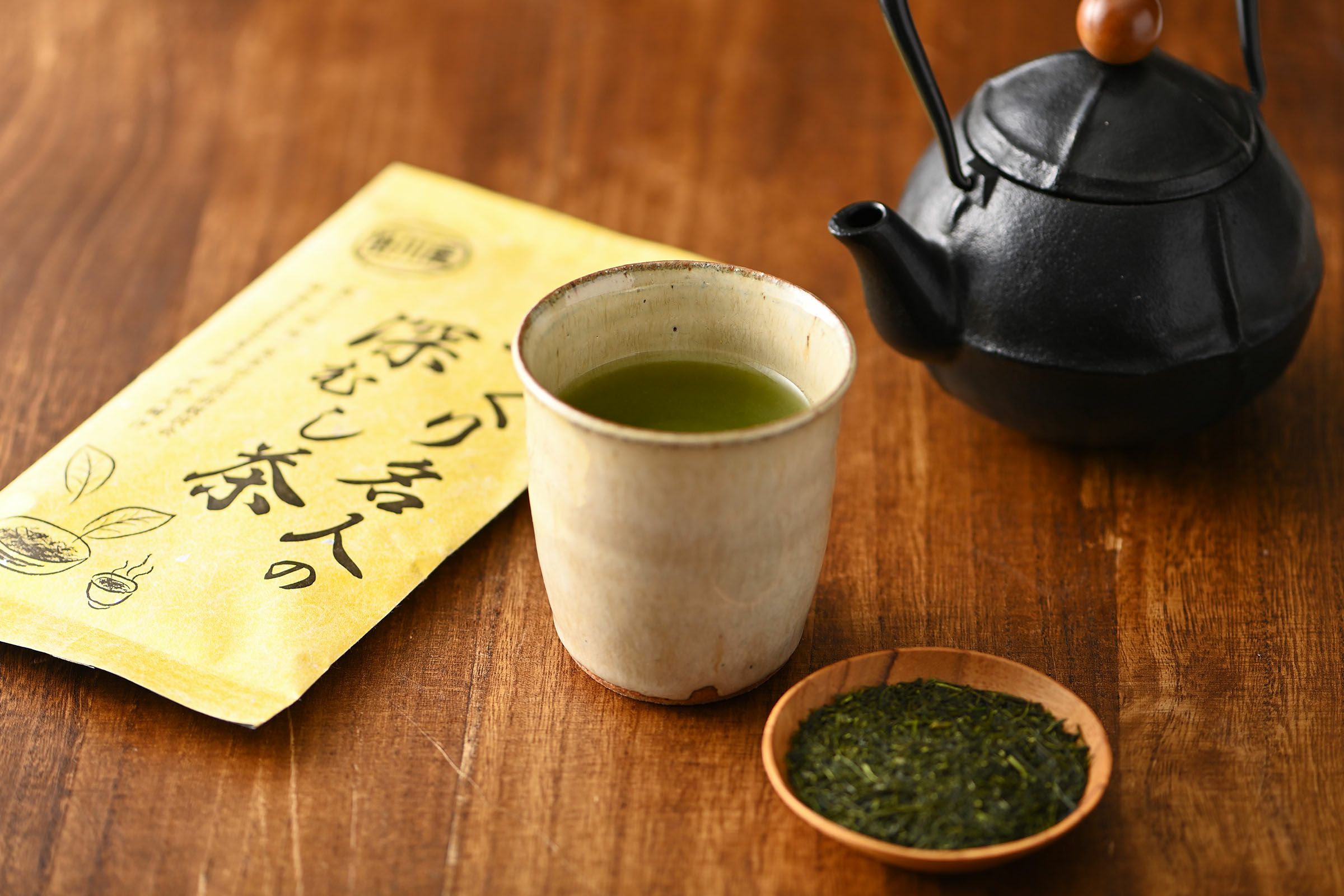 茶づくり名人の深蒸し茶3袋 ポスト便セット